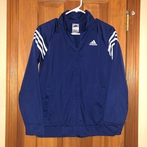 Adidas Youth Boys Size 14/16 Navy Track Jacket